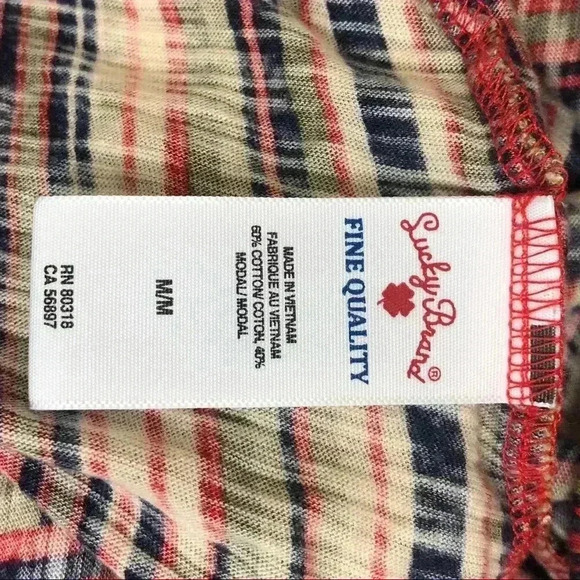 2/$25 Lucky Brand Tank Top sz Medium - Picture 7 of 7